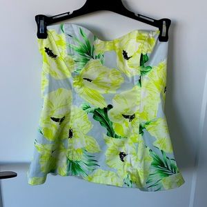 French Connection strapless tube top